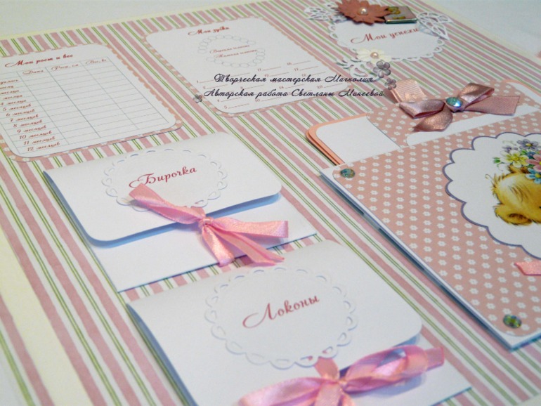 Альбом для девочки Первый годик