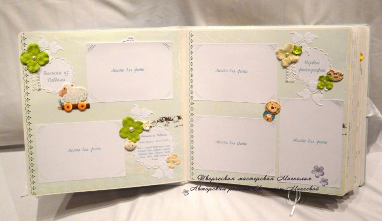 Большой фотоальбом для Матвея и папка для документов