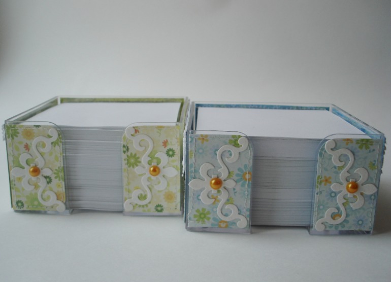 Блоки для записи.