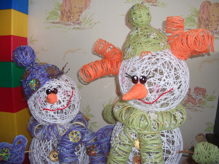 У меня новое увлечение......снеговики и деды морозы)))))