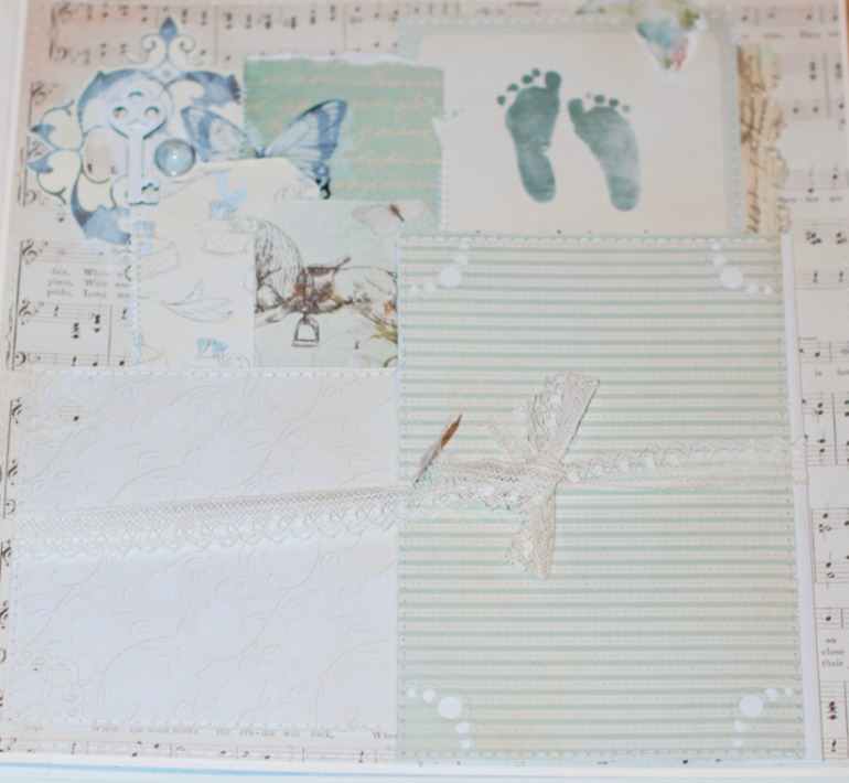 Большой и нежный альбом для мальчика на первый год.