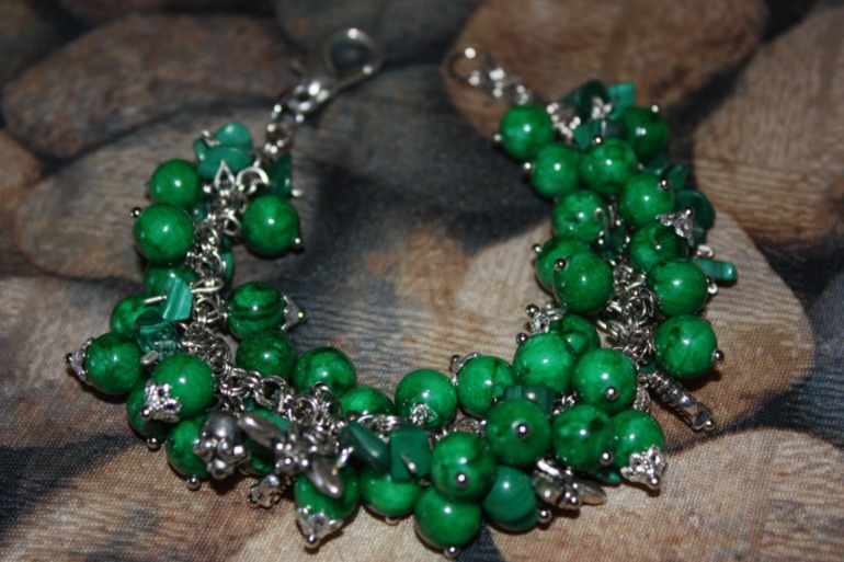 Браслеты из кожи с натуральными камнями. Новая коллекция!!! СКИДКИ!!!!!!