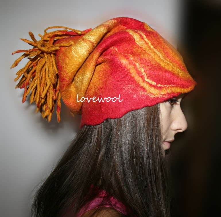 валяный комплект для Катюшки "ягодный чай"