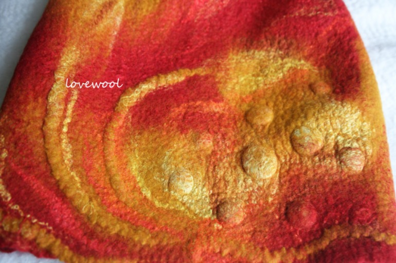 валяный комплект для Катюшки "ягодный чай"