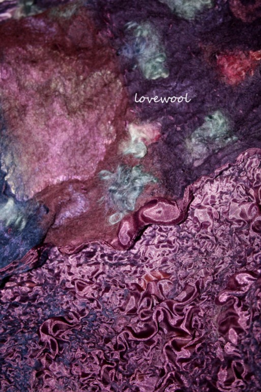 комплект 5 - валяная шапка-ушанка и палантин