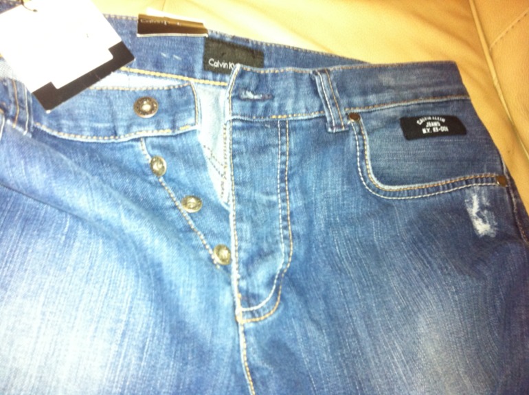 новые мужские джинсы Calvin Klein Jeans
