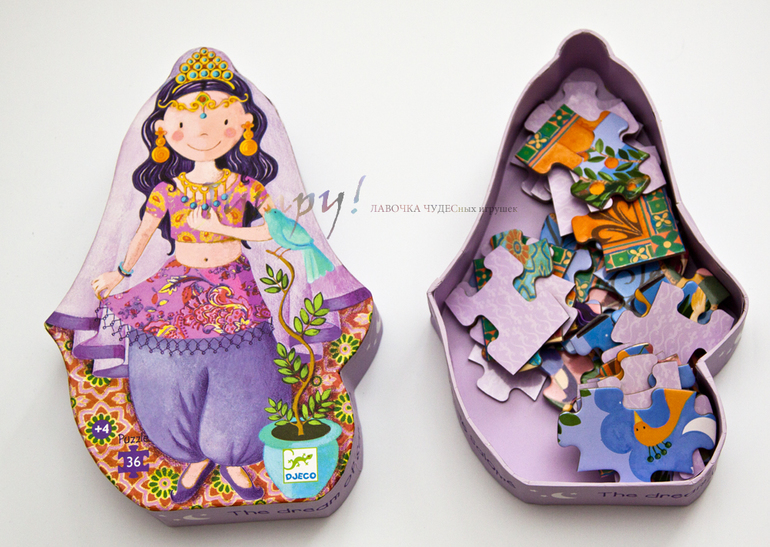 Красивые качественные пазлы в больших подарочных коробках Djeco по 689 руб!