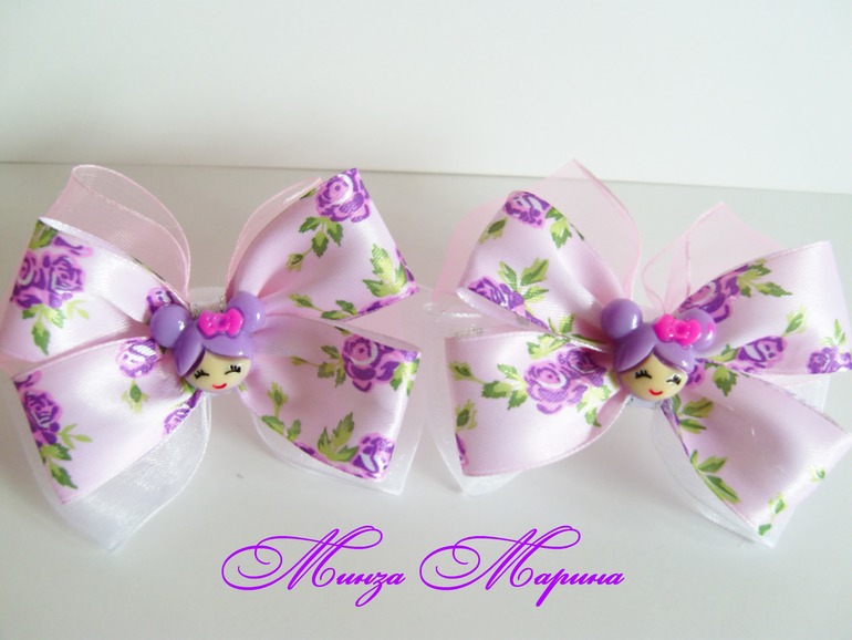Новенькие бантики с красивыми серединками :)
