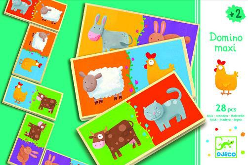 Пристрою Новые игрушки DJECO Макси домино ,  Тропическая рыбалка, Дер. Магниты Ферма, Пазлы