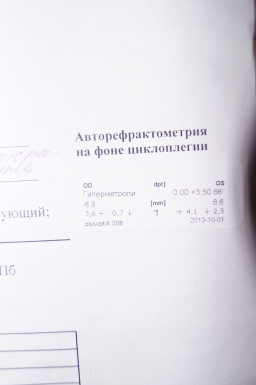 Консультация офтальмолога