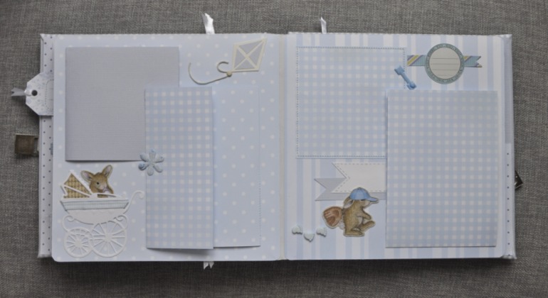 Альбом для малыша с кроликами))