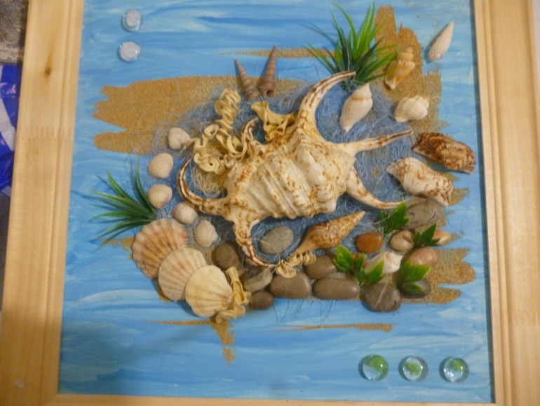 Панно на морскую тему