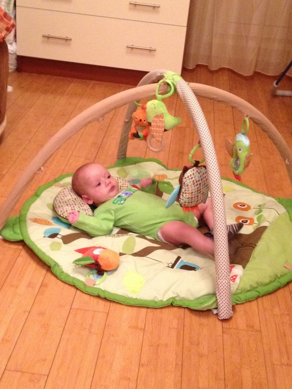 Коврик приехал) нам нравится:-))