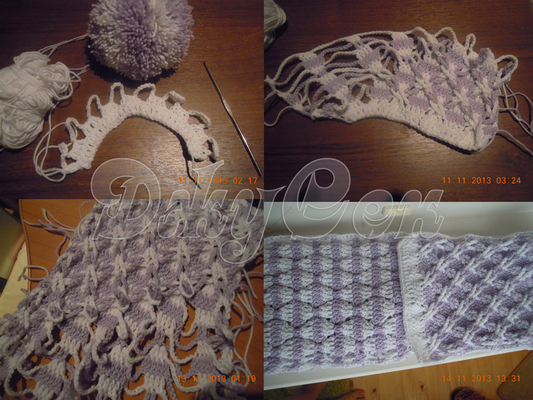 Шапочка Снежинки для дочки, в конкурсе №1.5