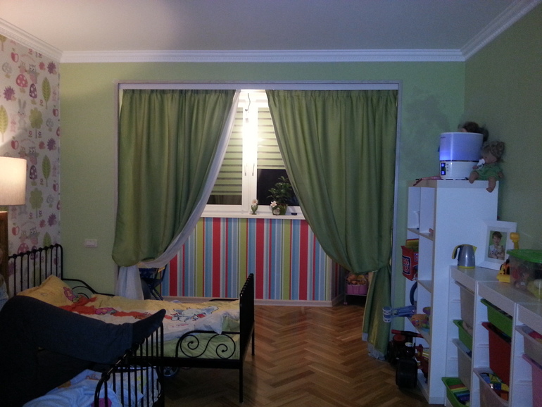 Ну вот и шторы.....