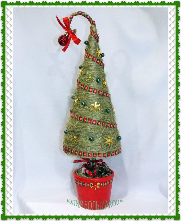 Мои сизалевые елочки!