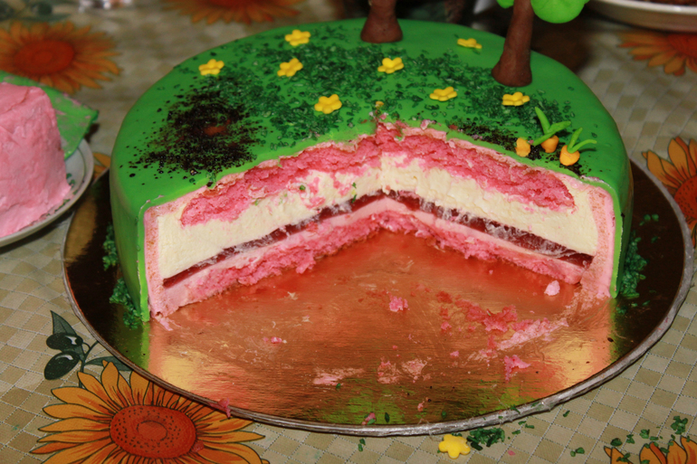 Тортик для бабушки с дедушкой