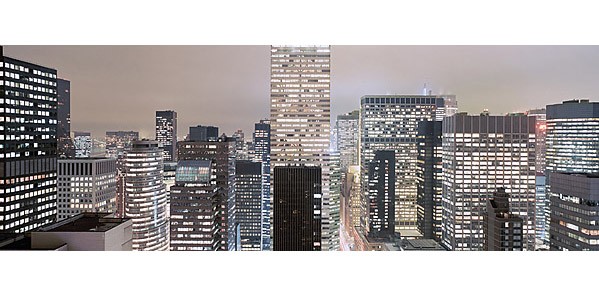 Купили в гостинную фотообои ( Komar ) , ночной город ...