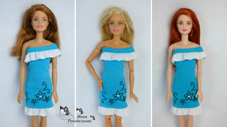 МК Платье и панталоны для куклы