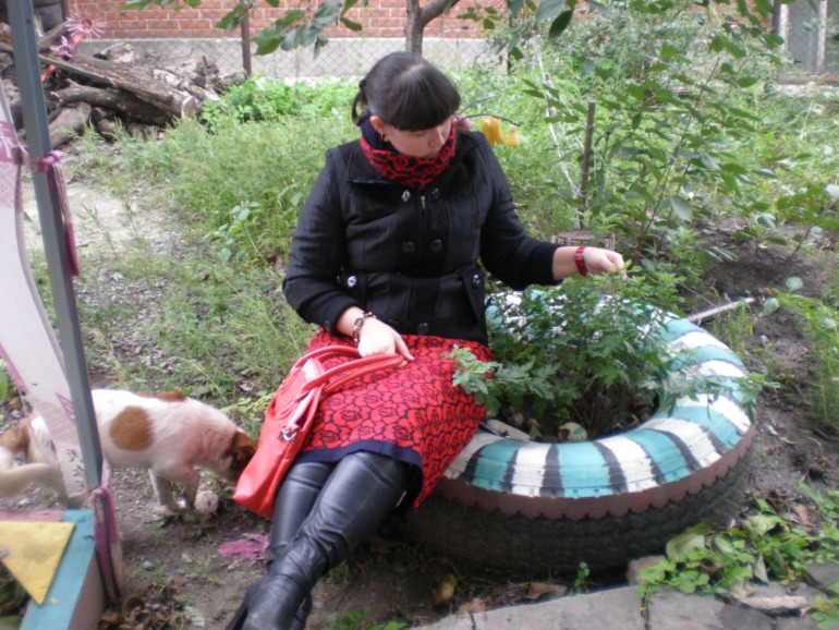 Комплект "Розы" .Юбка и два снуда.