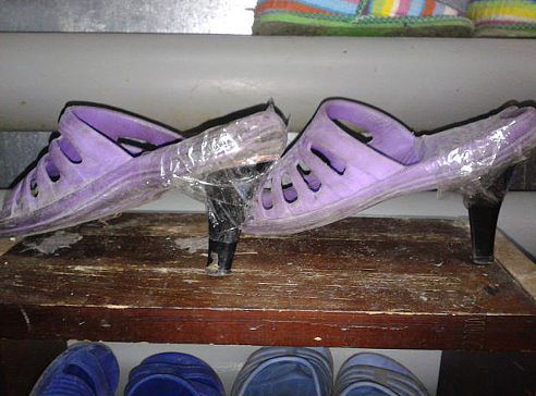 Всем хочется носить каблуки)))