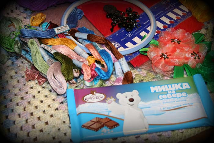 Конфетка добралась домой!