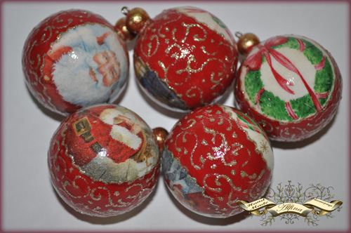 Игрушки на елку "Новогодний ажур"