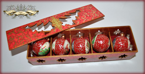 Игрушки на елку "Новогодний ажур"