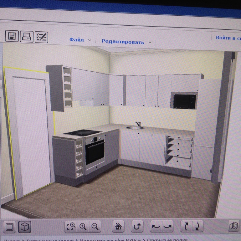 Планировка кухни