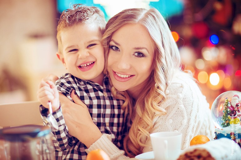 Предновогодняя семейная фотосессия