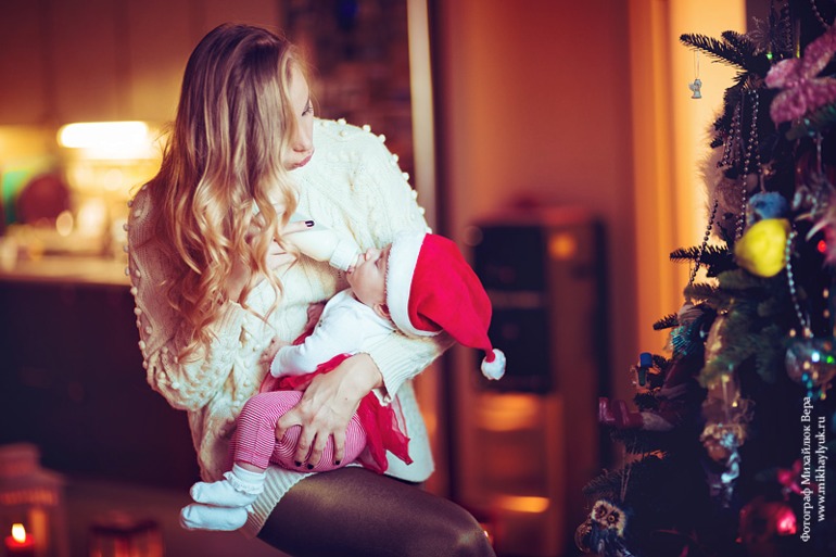 Предновогодняя семейная фотосессия