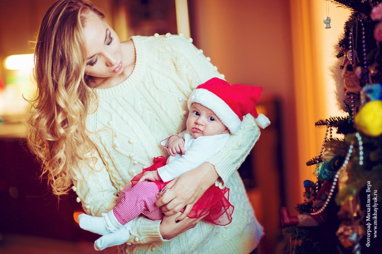 Предновогодняя семейная фотосессия