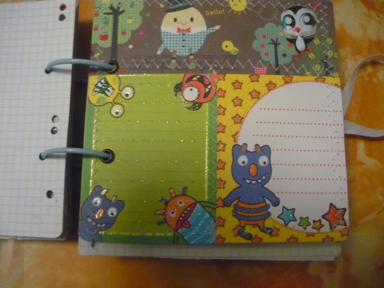 Мини альбомчик , сделанный с племяшем)