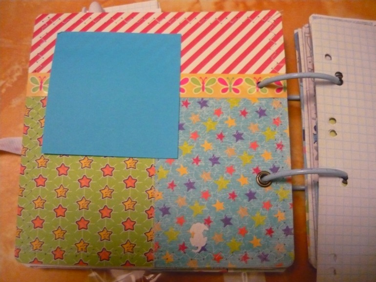 Мини альбомчик , сделанный с племяшем)