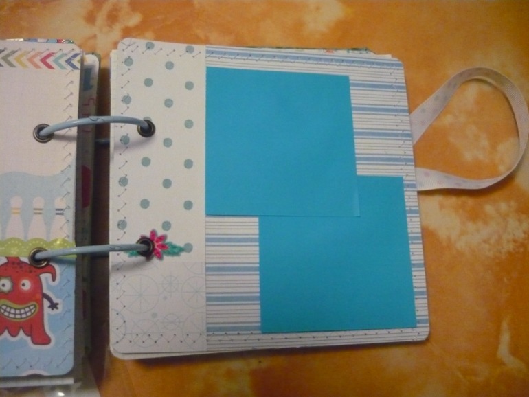 Мини альбомчик , сделанный с племяшем)