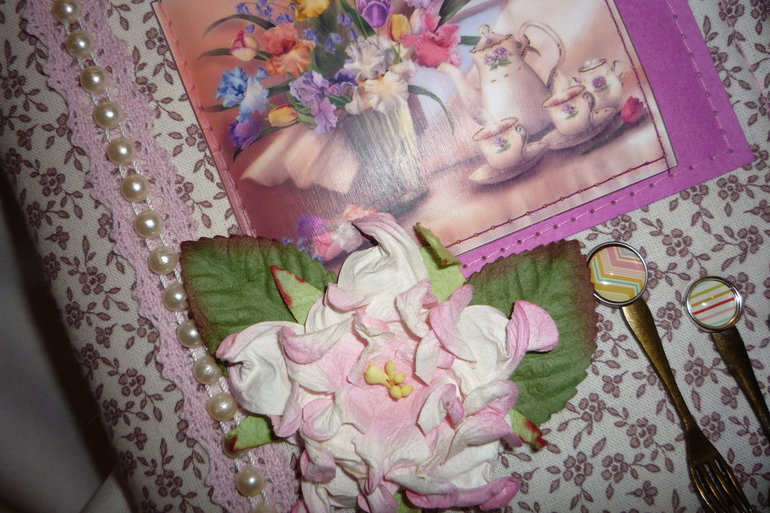 Цветочный кулинарный блокнот.