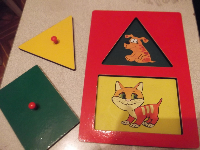 Мои любимые пазлы и вкладыши