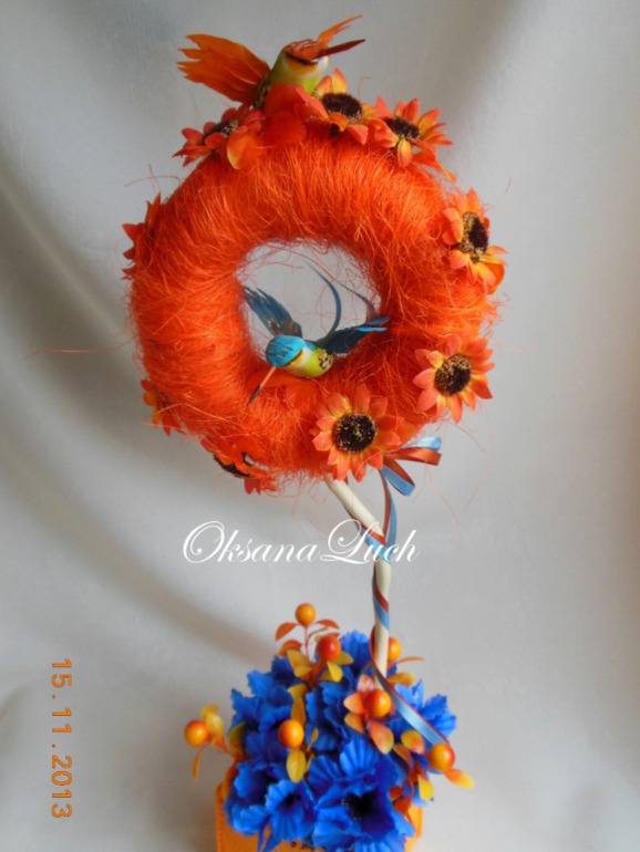 Фантазийное деревце "Солнце и небо".