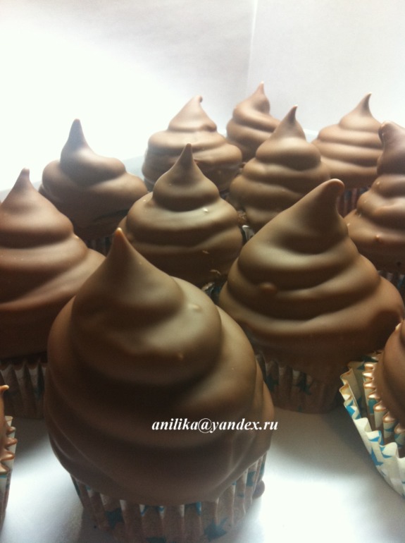 Шоколадные капкейки