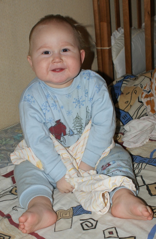 Через четыре дня Андрюхе годик!