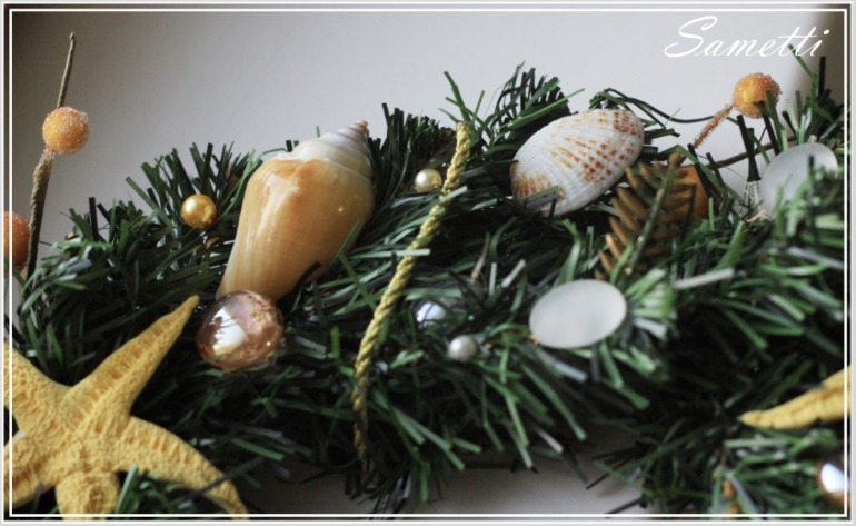 Еловый венок "Морская звезда"