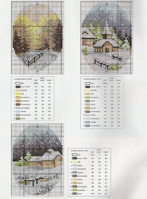 Делюсь новогодними схемками)) Елочные украшения...