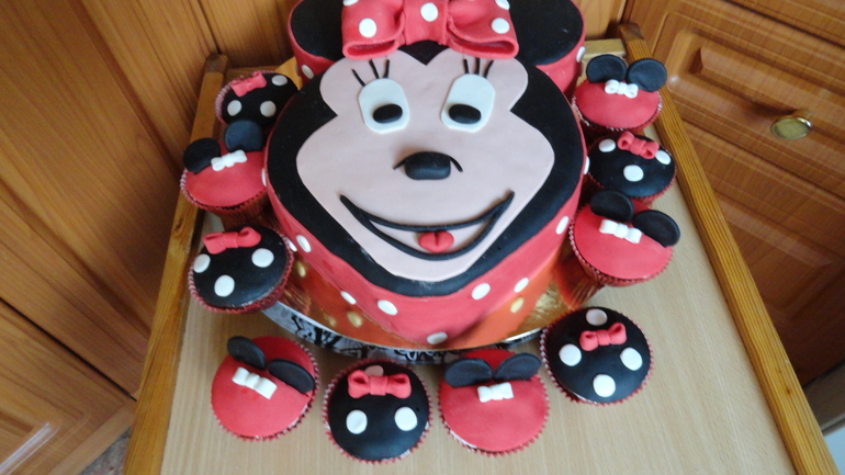 Капкейки Минни Маус