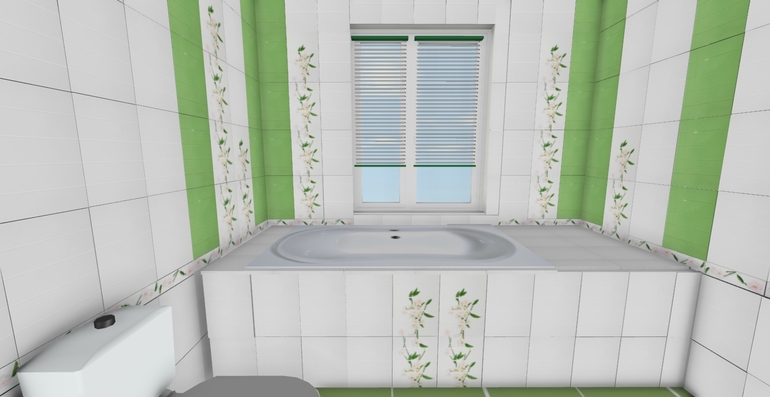 Снова я про плитку в ванной...)))