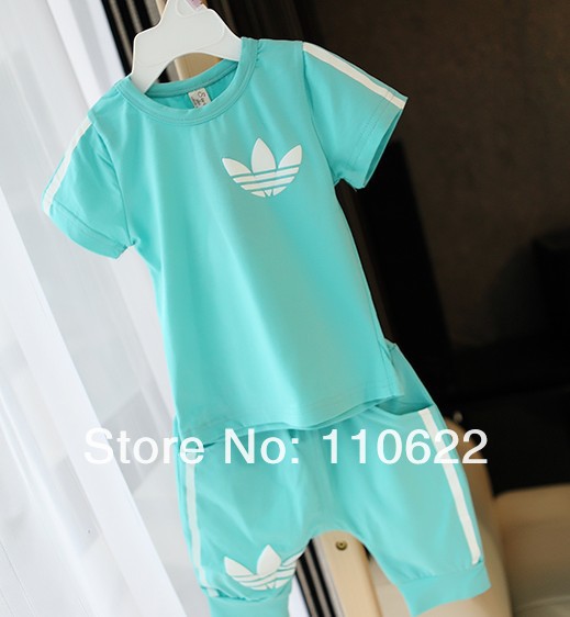 Костюмчик Адидас  голубой 395 руб