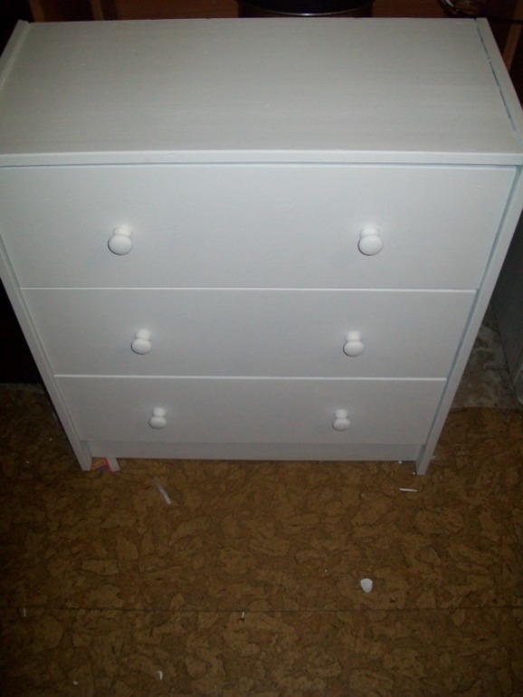 РАСТ Комод ( покрасила в белый)