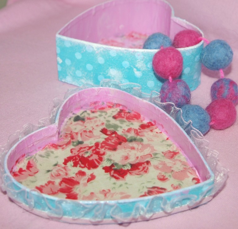 Коробка в стиле шебби шик