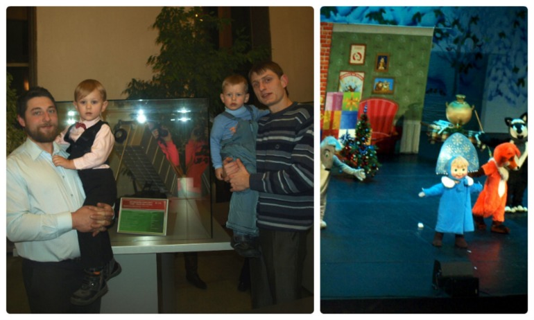 Новогоднее представление "Маша и медведь"