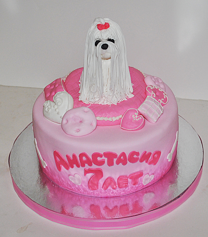 Торт Собачка