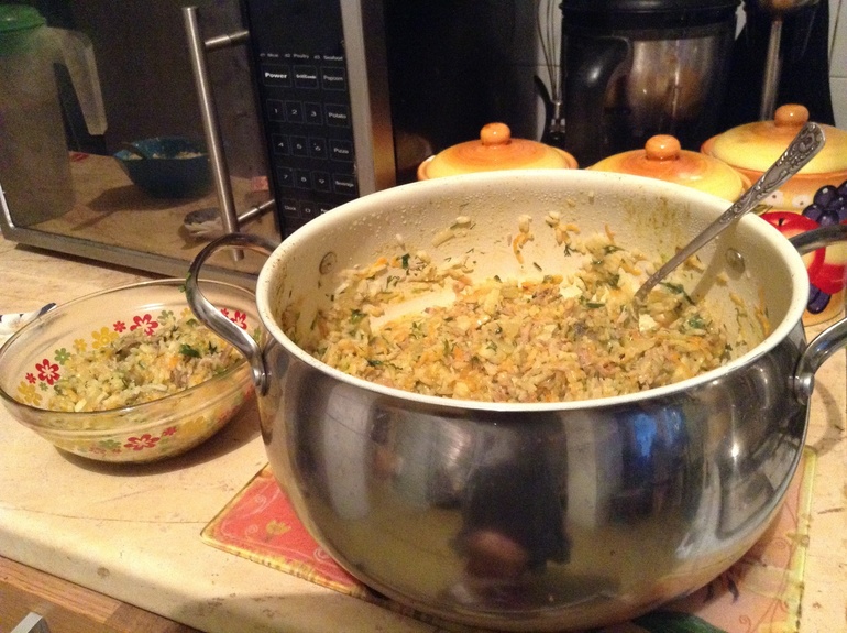 Плов из голени индейки!